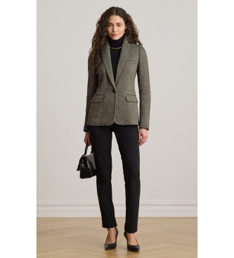 Lauren Ralph Lauren Spodnie do kostki z czarnego ponte