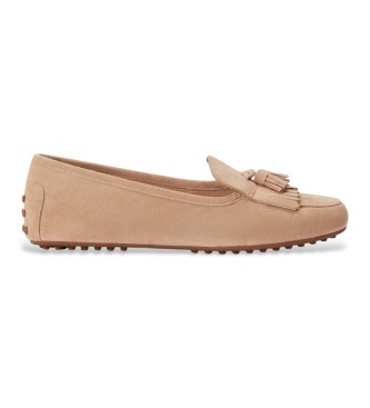 Lauren Ralph Lauren Tayte Mokassins aus beigem Wildleder