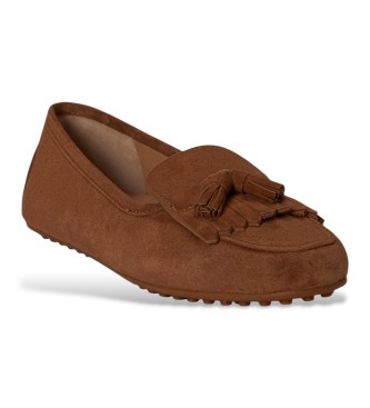 Lauren Ralph Lauren Tayte Mokassins aus braunem Wildleder