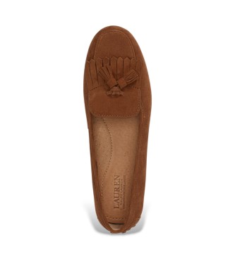 Lauren Ralph Lauren Tayte Mokassins aus braunem Wildleder