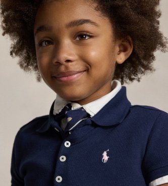 Polo Ralph Lauren Marine stretch piqué polojurk