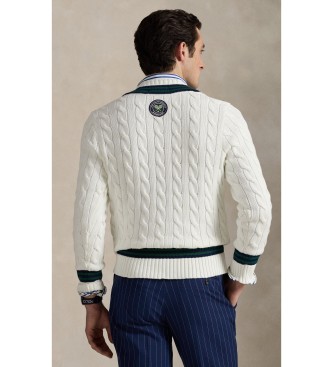 Polo Ralph Lauren Maglia bianca di Wimbledon