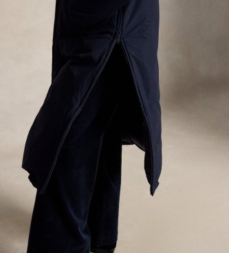 Polo Ralph Lauren Navy medium-weight down quilted coat