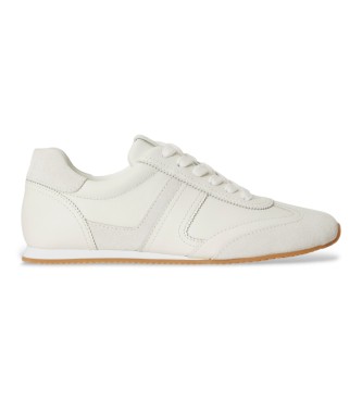 Lauren Ralph Lauren Dani sneakers i hvidt læder og ruskind