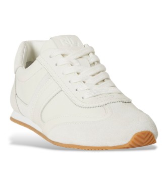 Lauren Ralph Lauren Dani sneakers i hvidt læder og ruskind