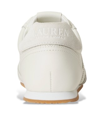 Lauren Ralph Lauren Dani sneakers i hvidt læder og ruskind