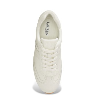 Lauren Ralph Lauren Dani sneakers i hvidt læder og ruskind