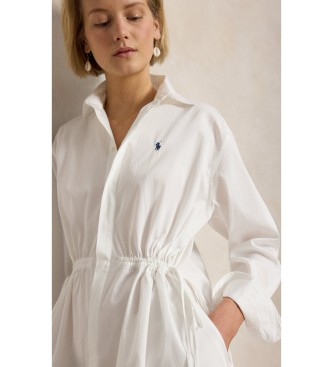 Polo Ralph Lauren Hvid skjortekjole i bomuld