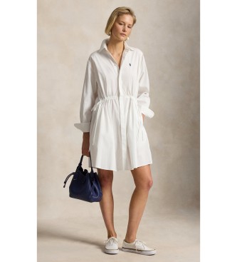 Polo Ralph Lauren Hvid skjortekjole i bomuld