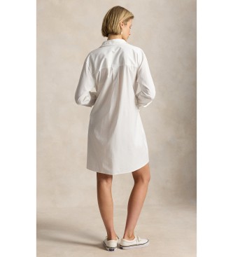 Polo Ralph Lauren Hvid skjortekjole i bomuld