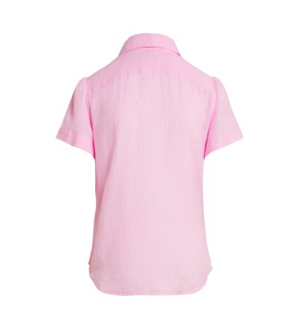 Polo Ralph Lauren Camicia sportiva rosa in tessuto