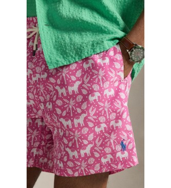 Polo Ralph Lauren Traveler Bermuda shorts swimming costume 14,5 cm pink