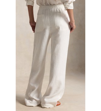 Polo Ralph Lauren Pantal�n de lino con cord�n beige