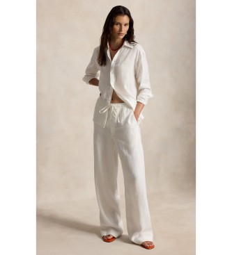 Polo Ralph Lauren Pantal�n de lino con cord�n beige