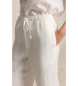 Polo Ralph Lauren Pantal�n de lino con cord�n beige
