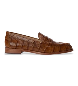 Lauren Ralph Lauren Leder-Mokassins Wynnie braun
