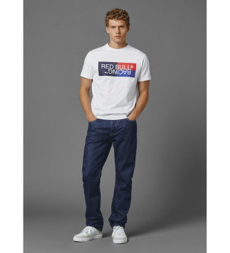 Red Bull Racing x Pepe Jeans T-shirt Rbr Colour Block Logo biały