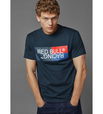 Red Bull Racing x Pepe Jeans T-shirt con logo blu scuro a blocchi di colore Rbr