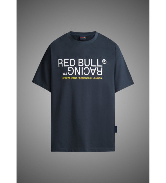 Red Bull Racing x Pepe Jeans T-shirt Rbr Graphic Reflect azul marinho