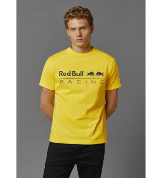 Red Bull Racing x Pepe Jeans Rbr Logo Driver T-shirt żółty