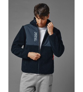 Red Bull Racing x Pepe Jeans Rbr Sherpa Fleece Hybrid Jacke navy