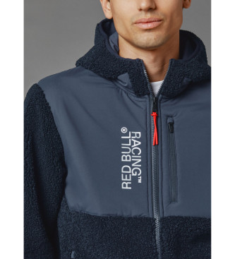 Red Bull Racing x Pepe Jeans Rbr Sherpa Fleece Hybride Jas marine