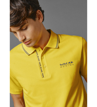 Red Bull Racing x Pepe Jeans Polo con logo giallo con riga Rbr