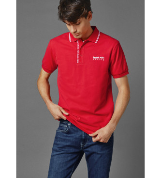 Red Bull Racing x Pepe Jeans Polo Rbr Tipped Logo rdeča