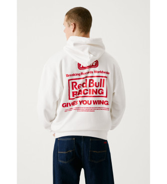 Red Bull Racing x Pepe Jeans Justerbar sweatshirt hvid