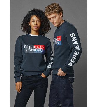 Red Bull Racing x Pepe Jeans Mikina Colour Block Graphic Crew martino