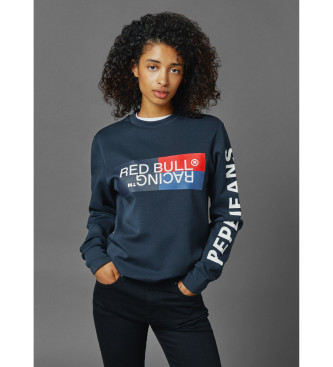 Red Bull Racing x Pepe Jeans Sweatshirt Colour Block Graphic Crew martino