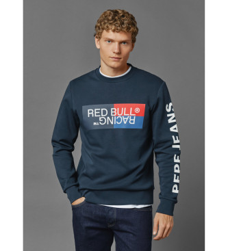 Red Bull Racing x Pepe Jeans Sweatshirt Colour Block Graphic Crew martino