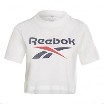 Reebok Camiseta Cropped Reebok Identity blanco