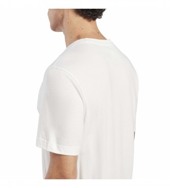 Reebok Identiteit Groot Logo T-Shirt Wit