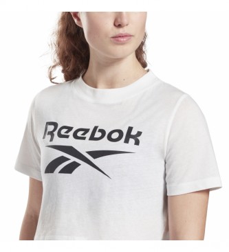 Reebok Maglietta Identity Cropped bianca