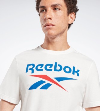 Reebok T-shirt Identity Big Stacked Logo branca