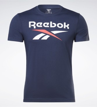 Reebok Camiseta Identity Big Stacked Logo marino