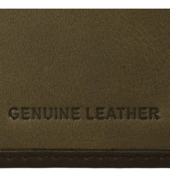 Reebok Querformatige Club-Brieftasche mit braunem Klick-Verschluss