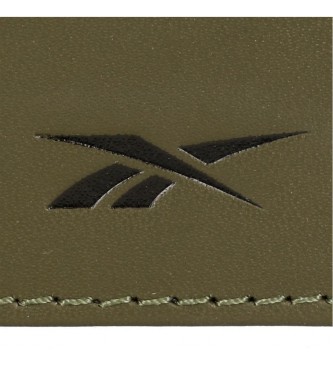 Reebok Club portemonnee horizontaal met groene kliksluiting
