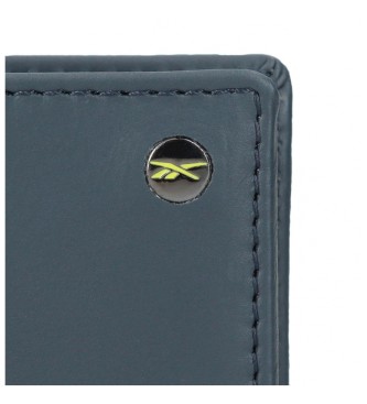 Reebok Vertical Switch wallet with navy click closure