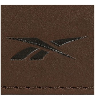 Reebok Club horizontal wallet with brown click clasp