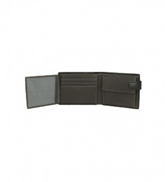 Reebok Horizontale Club-Brieftasche mit schwarzem Klickverschluss