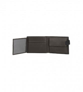 Reebok Horizontale Club-Brieftasche mit schwarzem Klickverschluss