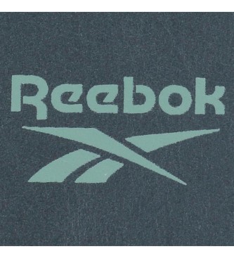 Reebok Division horizontal wallet with navy click closure
