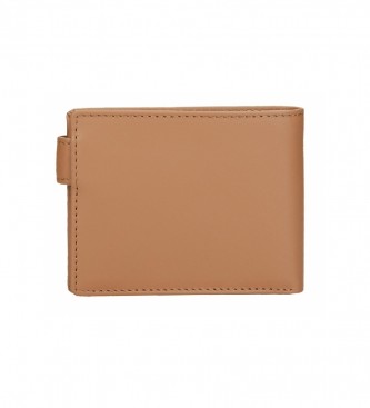 Reebok Switch horizontal wallet with brown click clasp