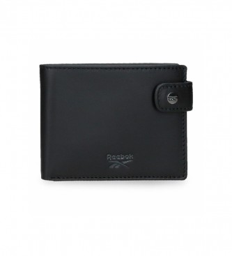 Reebok Horizontales Portemonnaie Switch mit schwarzem Klickverschluss