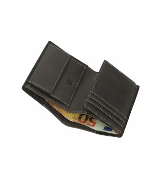 Reebok Portefeuille vertical Club avec porte-monnaie noir
