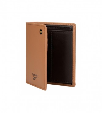 Reebok Brown vertical Switch wallet