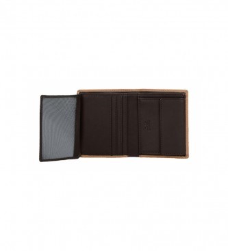 Reebok Brown vertical Switch wallet