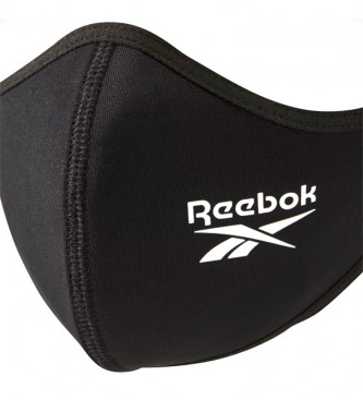 Reebok Pack of 3 masks Small black